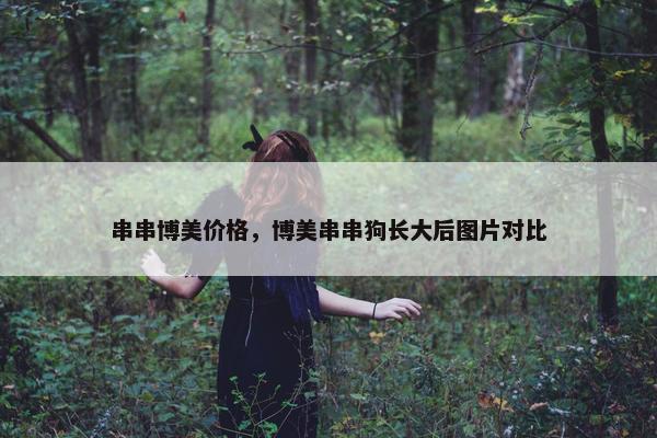 串串博美价格，博美串串狗长大后图片对比