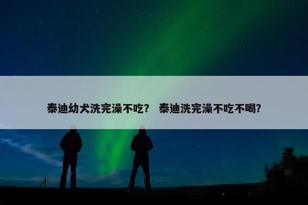 泰迪幼犬洗完澡不吃？ 泰迪洗完澡不吃不喝？