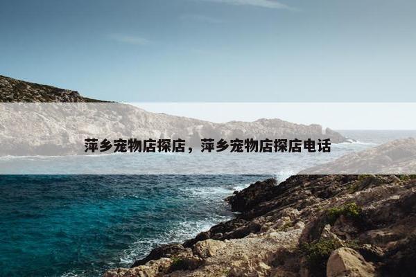 萍乡宠物店探店，萍乡宠物店探店电话
