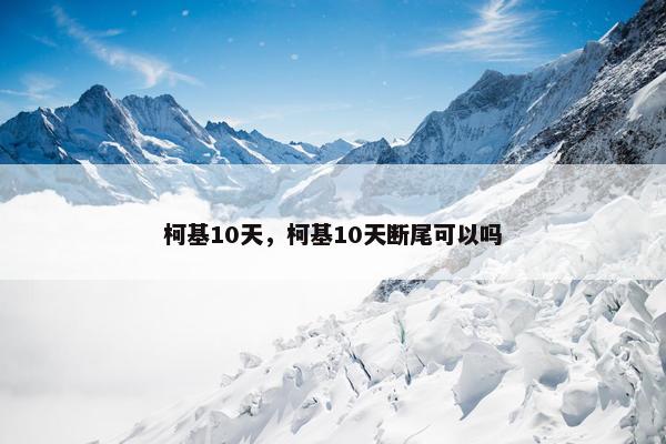 柯基10天，柯基10天断尾可以吗
