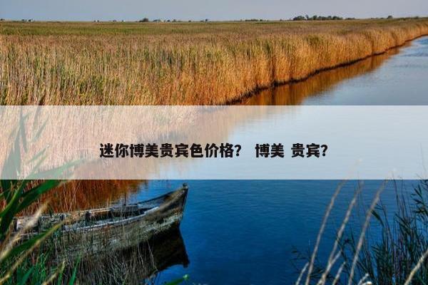 迷你博美贵宾色价格？ 博美 贵宾？
