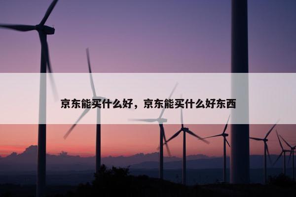 京东能买什么好,京东能买什么好东西 京东能买什么好,京东能买什么好东西