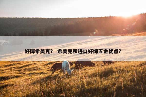 好博希美克? 希美克和进口好博五金优点? 好博希美克? 希美克和进口好博五金优点?