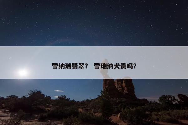 雪纳瑞翡翠? 雪瑞纳犬贵吗? 雪纳瑞翡翠? 雪瑞纳犬贵吗?