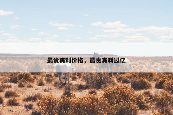 最贵宾利价格，最贵宾利过亿