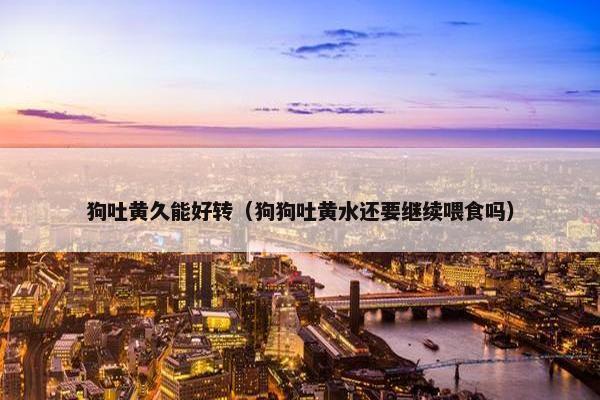 狗吐黄久能好转（狗狗吐黄水还要继续喂食吗）