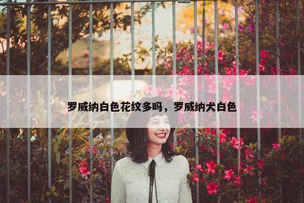 罗威纳白色花纹多吗，罗威纳犬白色