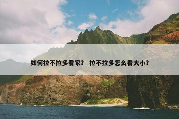 如何拉不拉多看家？ 拉不拉多怎么看大小？
