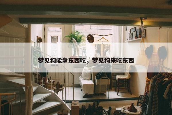 梦见狗能拿东西吃，梦见狗来吃东西