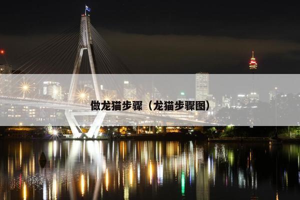 做龙猫步骤（龙猫步骤图）