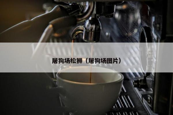 屠狗场松狮（屠狗场图片）