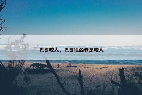 巴哥咬人，巴哥很凶老是咬人