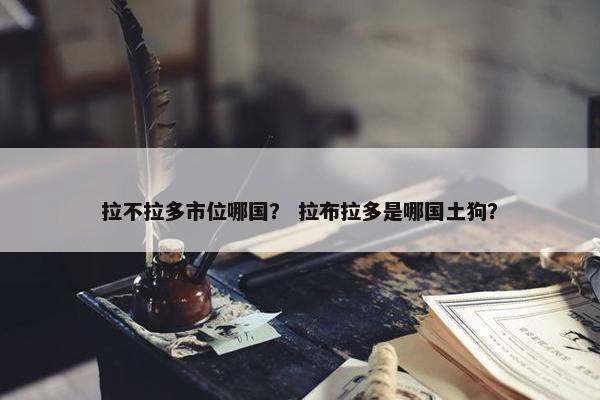 拉不拉多市位哪国？ 拉布拉多是哪国土狗？