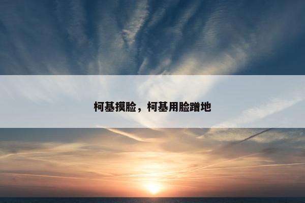 柯基摸脸，柯基用脸蹭地