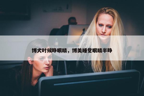 博犬时候睁眼睛，博美睡觉眼睛半睁