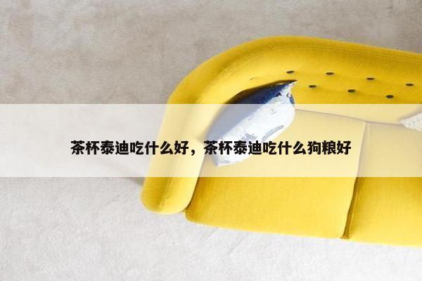 茶杯泰迪吃什么好，茶杯泰迪吃什么狗粮好