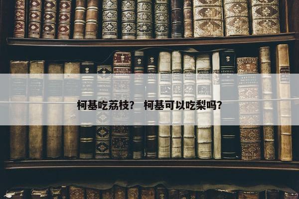 柯基吃荔枝？ 柯基可以吃梨吗？