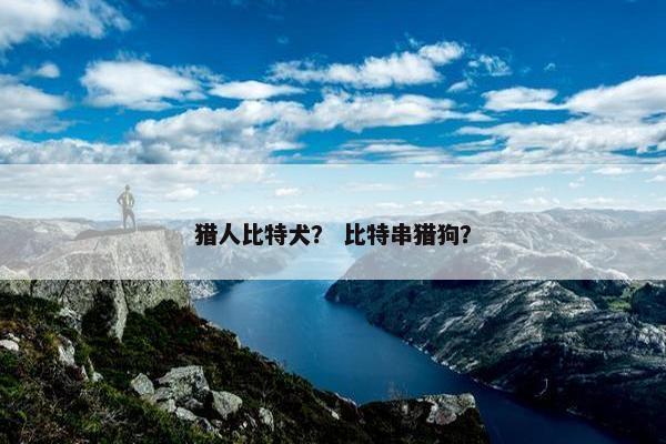 猎人比特犬？ 比特串猎狗？