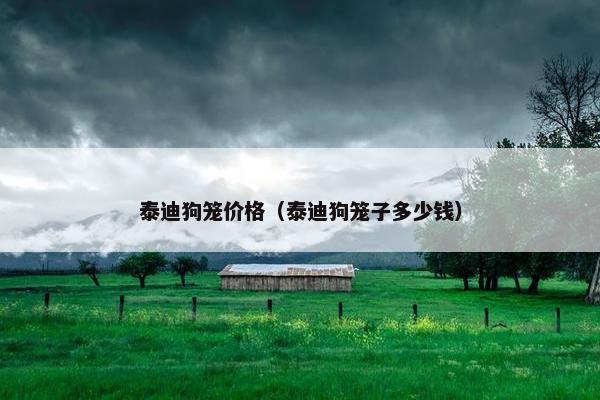 泰迪狗笼价格（泰迪狗笼子多少钱）