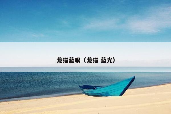 龙猫蓝眼（龙猫 蓝光）