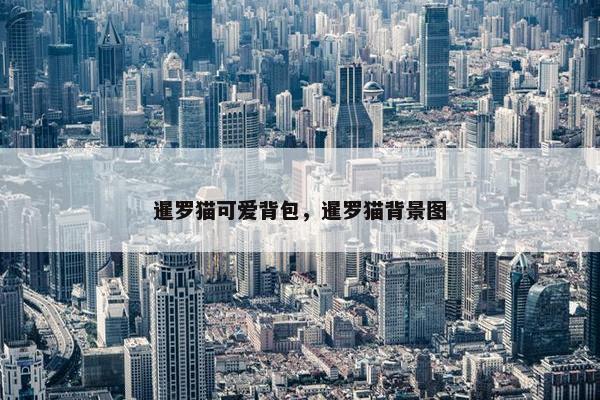 暹罗猫可爱背包，暹罗猫背景图