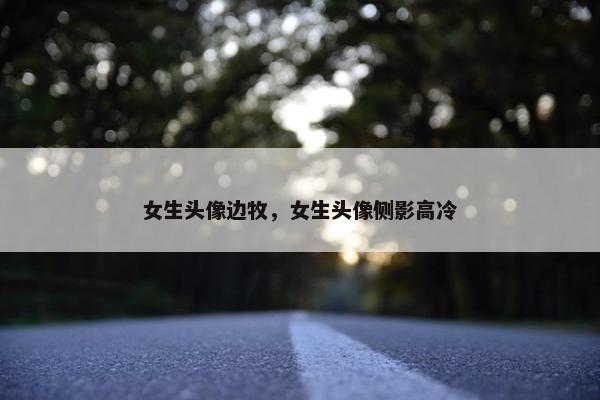 女生头像边牧，女生头像侧影高冷