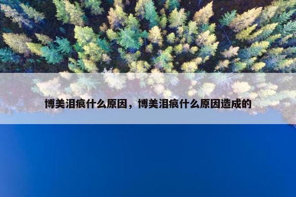 博美泪痕什么原因，博美泪痕什么原因造成的