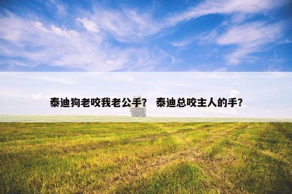 泰迪狗老咬我老公手？ 泰迪总咬主人的手？