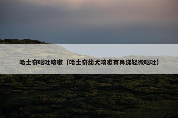 哈士奇呕吐咳嗽（哈士奇幼犬咳嗽有鼻涕轻微呕吐）
