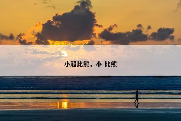 小超比熊，小 比熊