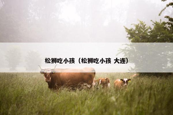 松狮吃小孩（松狮吃小孩 大连）