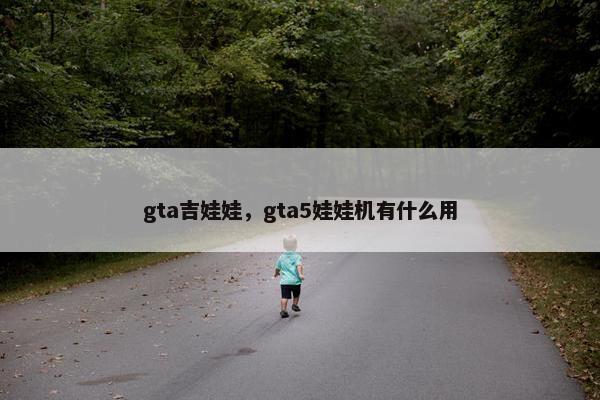 gta吉娃娃，gta5娃娃机有什么用