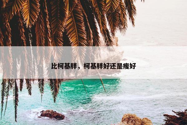 比柯基胖，柯基胖好还是瘦好