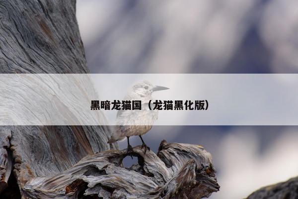 黑暗龙猫国（龙猫黑化版）