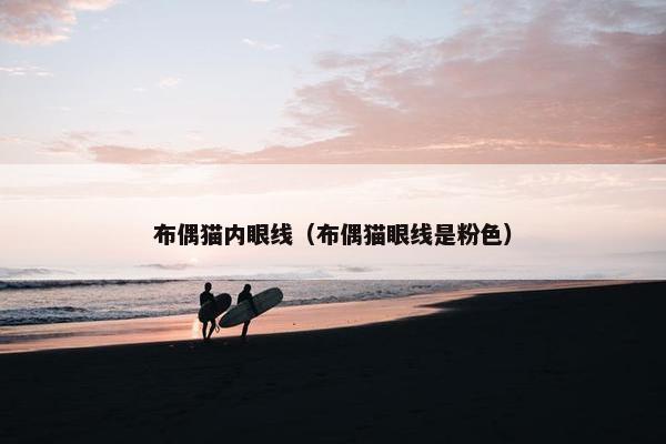 布偶猫内眼线（布偶猫眼线是粉色）