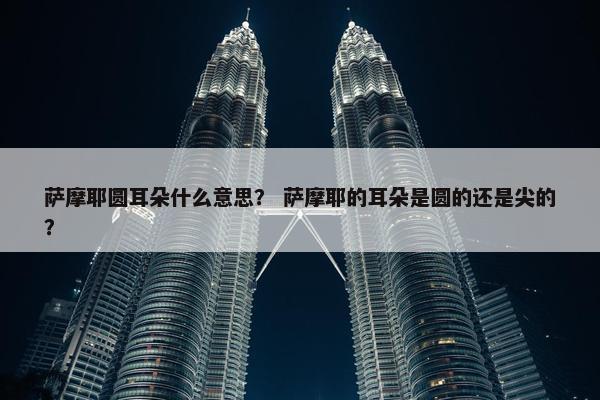 萨摩耶圆耳朵什么意思？ 萨摩耶的耳朵是圆的还是尖的？
