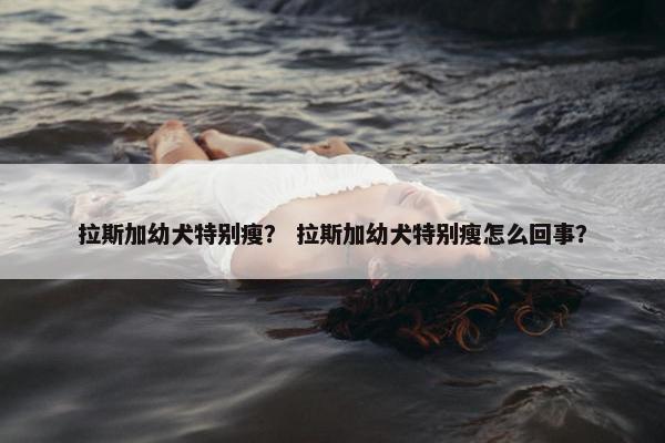 拉斯加幼犬特别瘦？ 拉斯加幼犬特别瘦怎么回事？