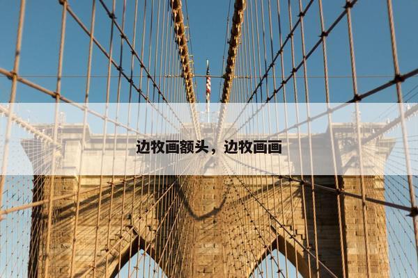 边牧画额头，边牧画画