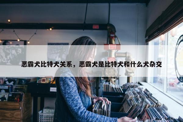 恶霸犬比特犬关系，恶霸犬是比特犬和什么犬杂交