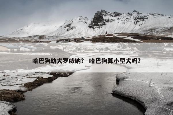 哈巴狗幼犬罗威纳？ 哈巴狗算小型犬吗？