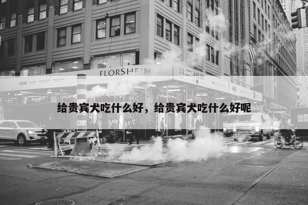 给贵宾犬吃什么好，给贵宾犬吃什么好呢